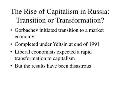 Russia's Road to Capitalism: A History of Economic Transformation - Unveiling the Echoes of Change and the Symphony of Market Forces!